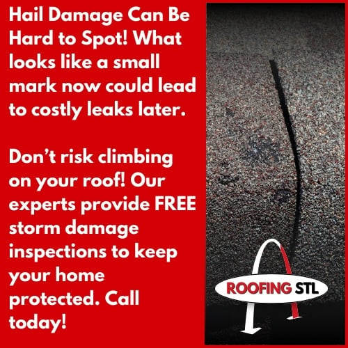 Roofing STL Hail Damage